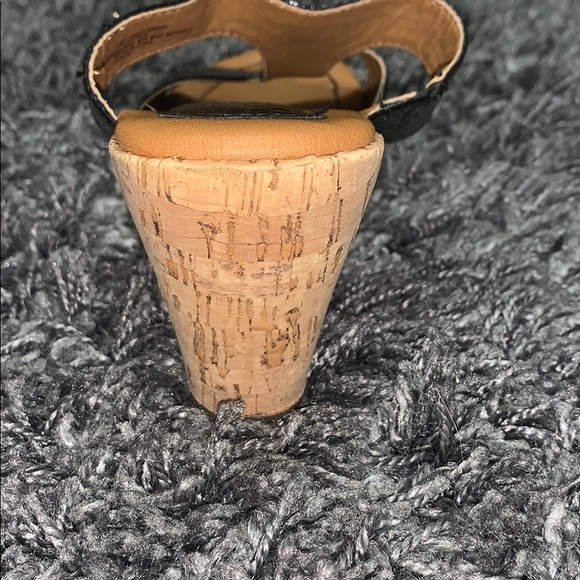 Black & brown wedges - Picture 5 of 7